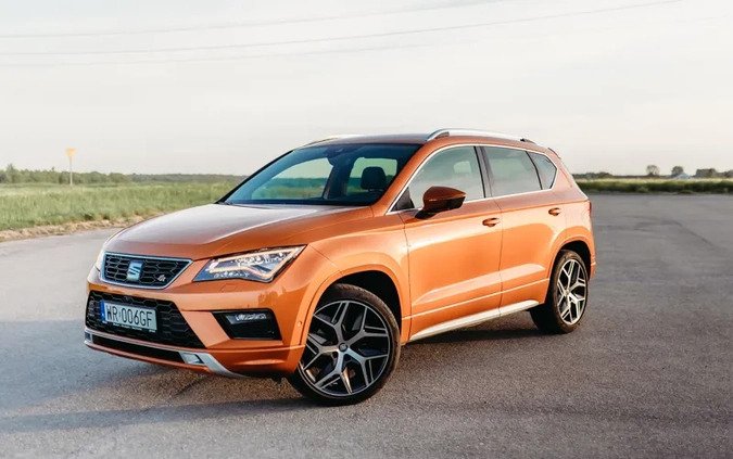 Seat Ateca cena 98500 przebieg: 125000, rok produkcji 2018 z Radom małe 781